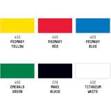 Liquitex Professional Acrylic Gouache Primaries Set