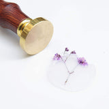UNIQOOO 1 Inch Round Blank Wax Seal Stamp
