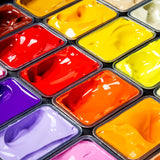 MIYA Acrylic Paint Set, 42 Colors x 60ml Unique Jelly Cup